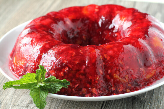 Photo of cranberry jelly