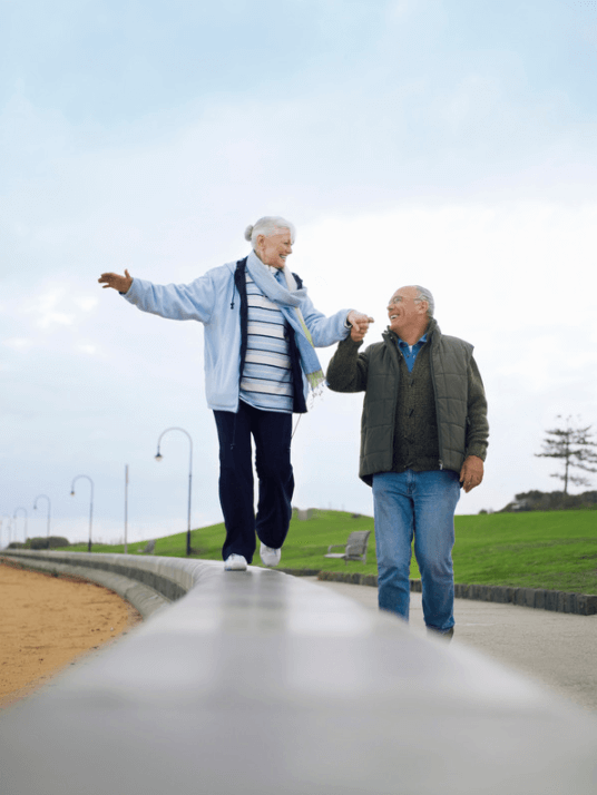 Traditions of America Couple Walking Traditions of America Couple Walking