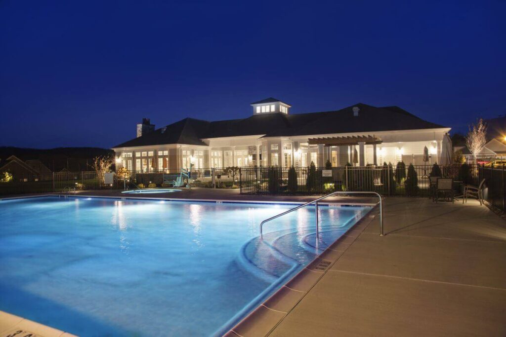 Community clubhouse from Traditions of america