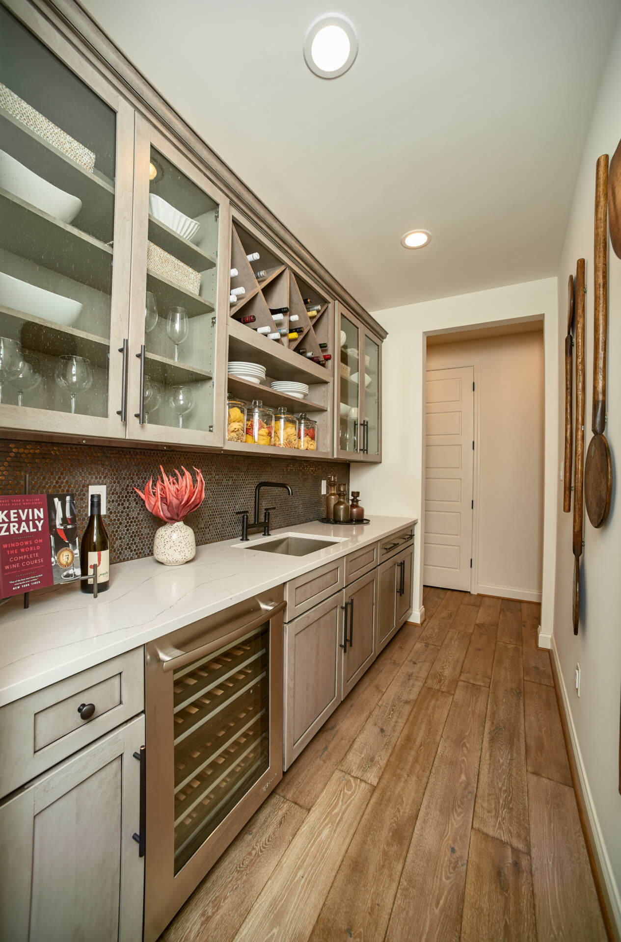 Franklin wet bar in new kitchen