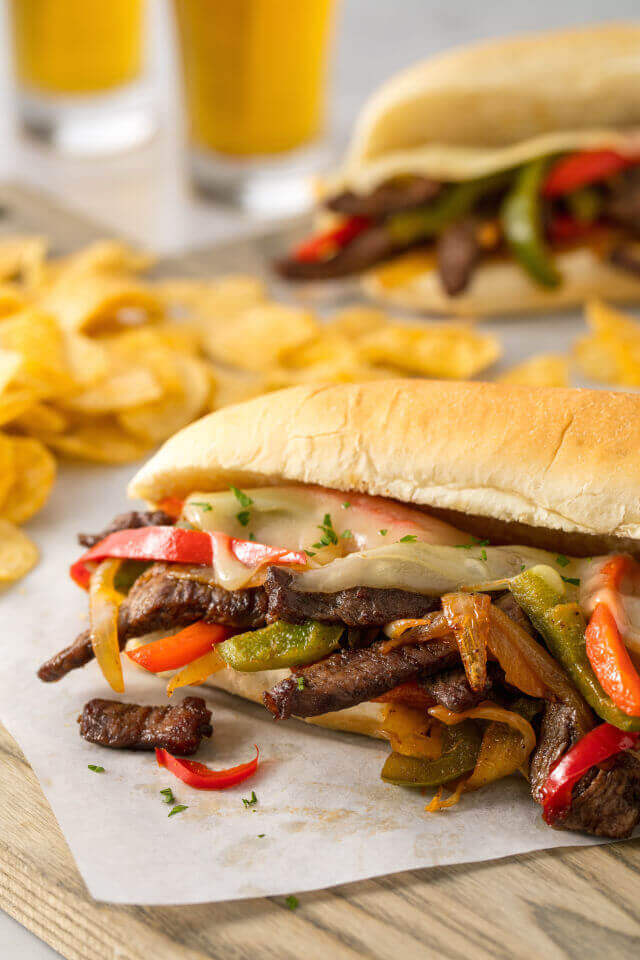 Philly Cheesesteak Sandwiches