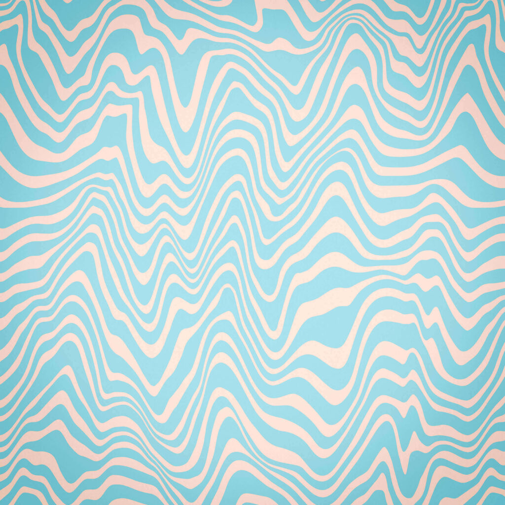 Wavy wall pattern