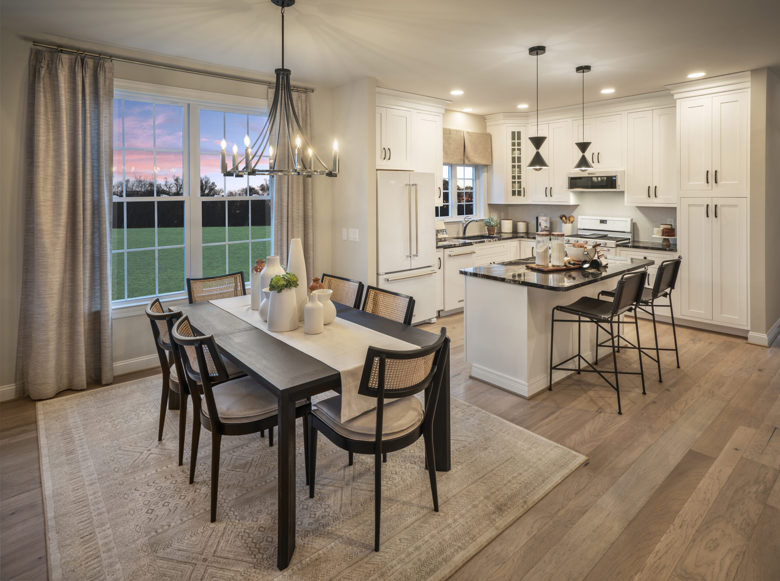 Kitchen and dining room from traditions of america