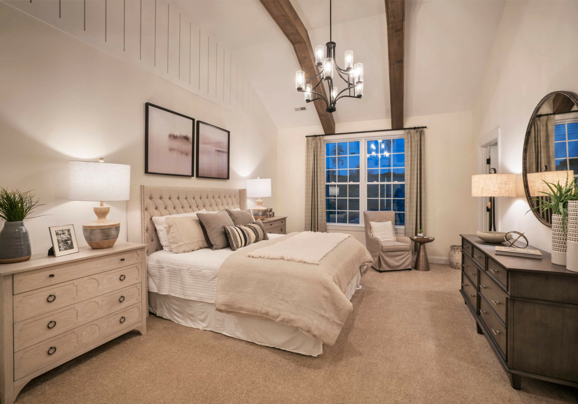 Master Bedroom of the Jefferson Garden Home