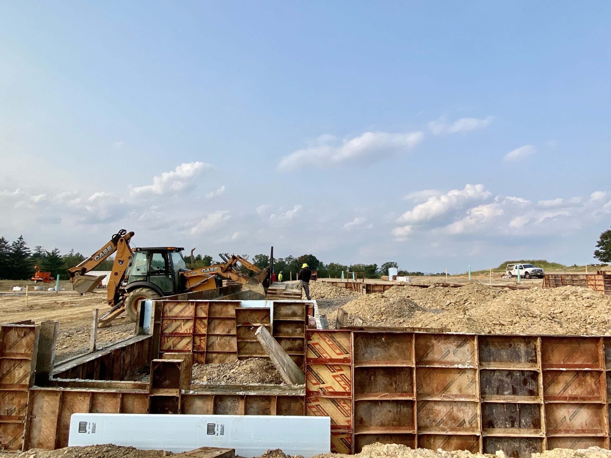 Construction of a new home from Traditions of America