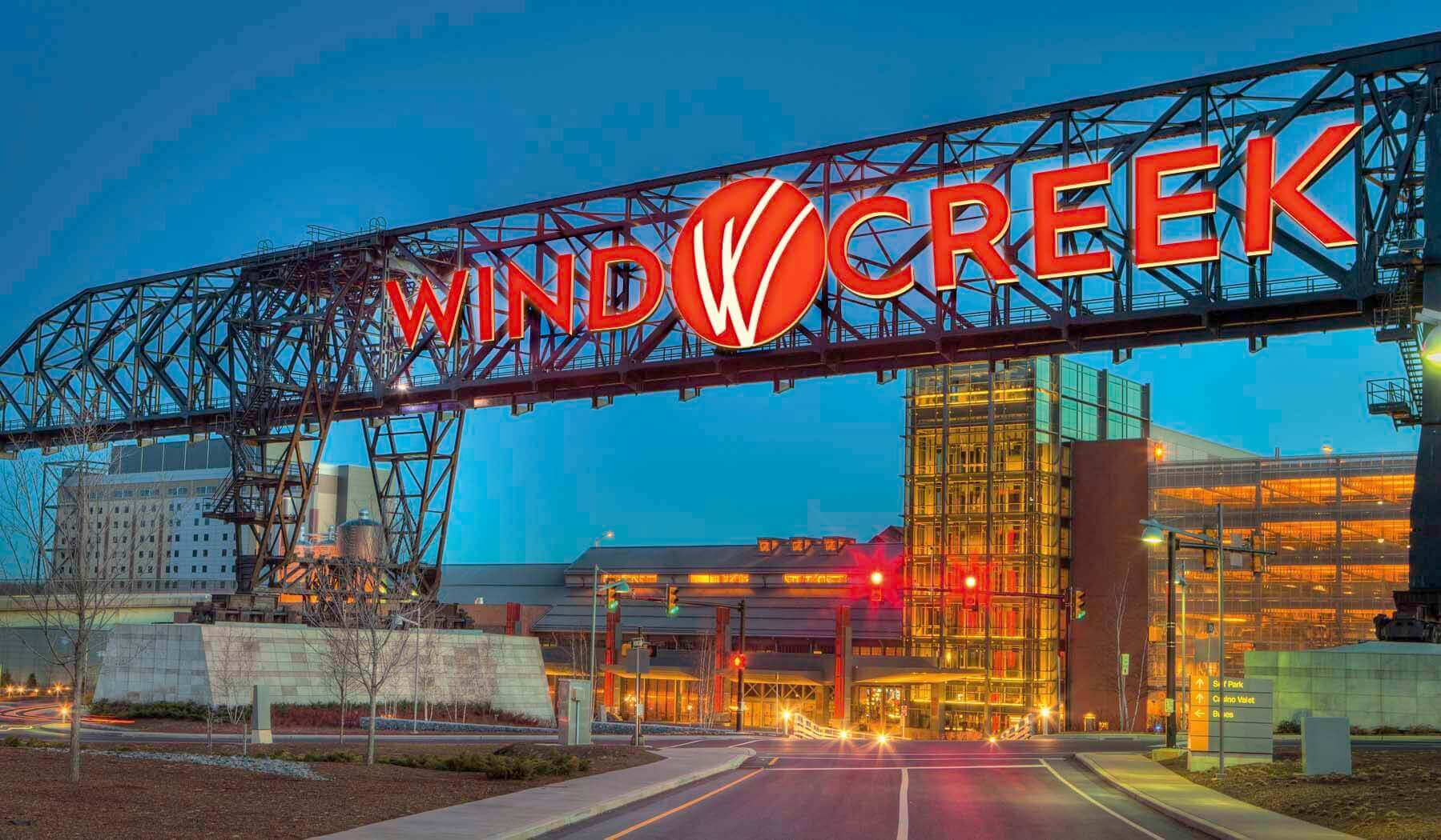 Wind Creek large sign