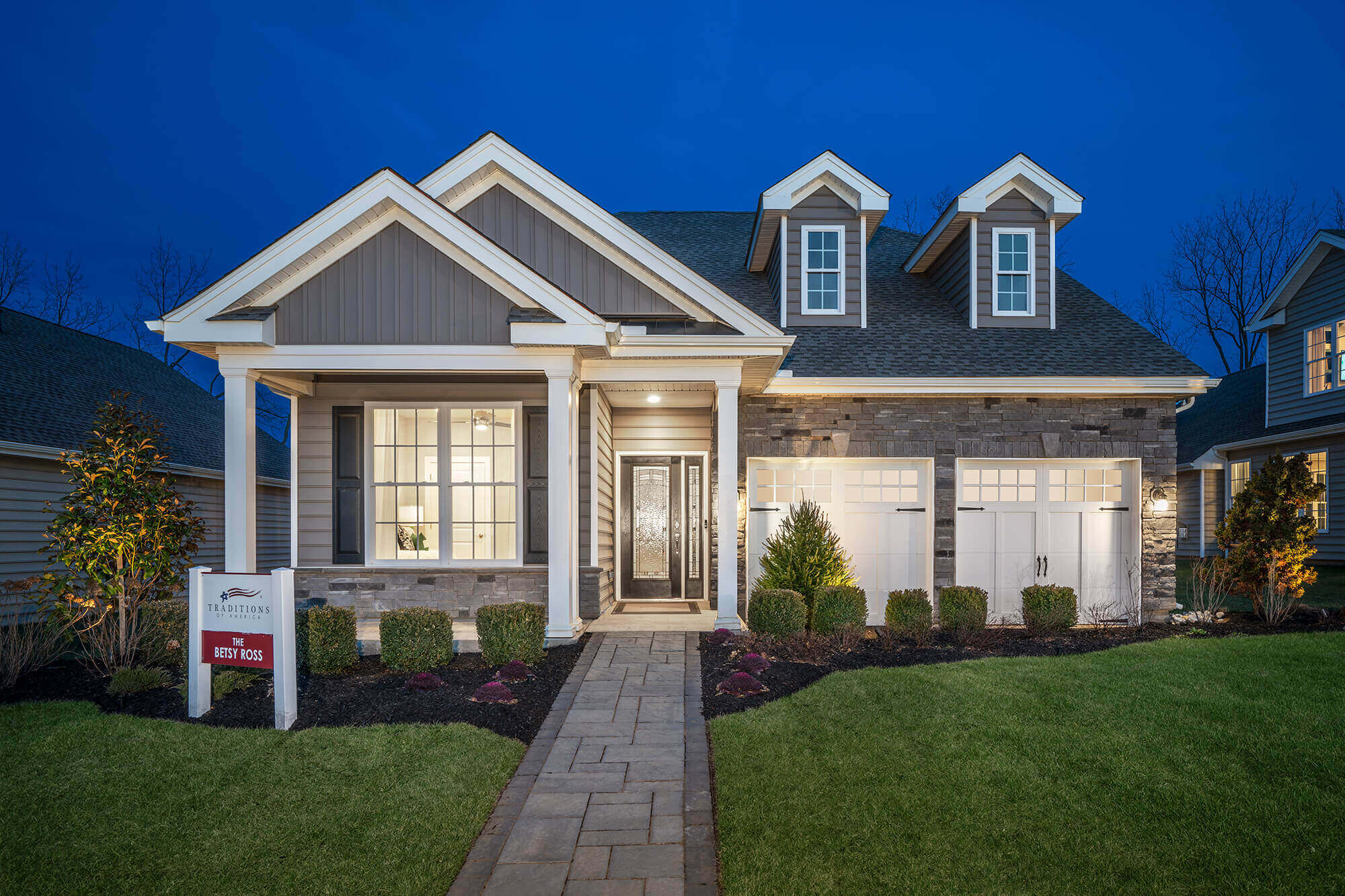 The Betsy Ross - Craftsman Elevation