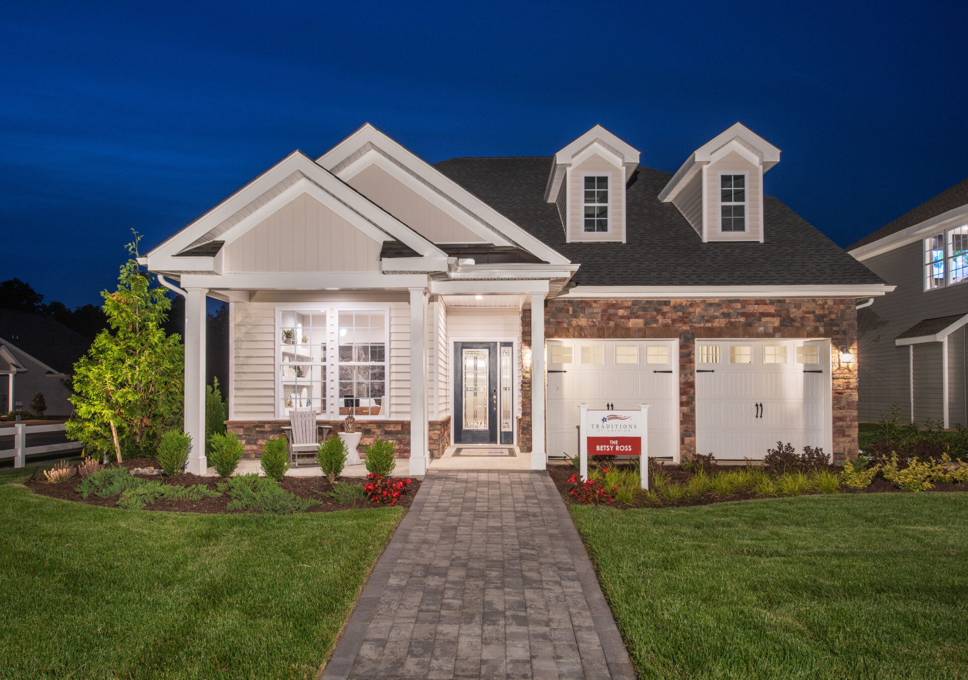 The Betsy Ross Model Front Elevation