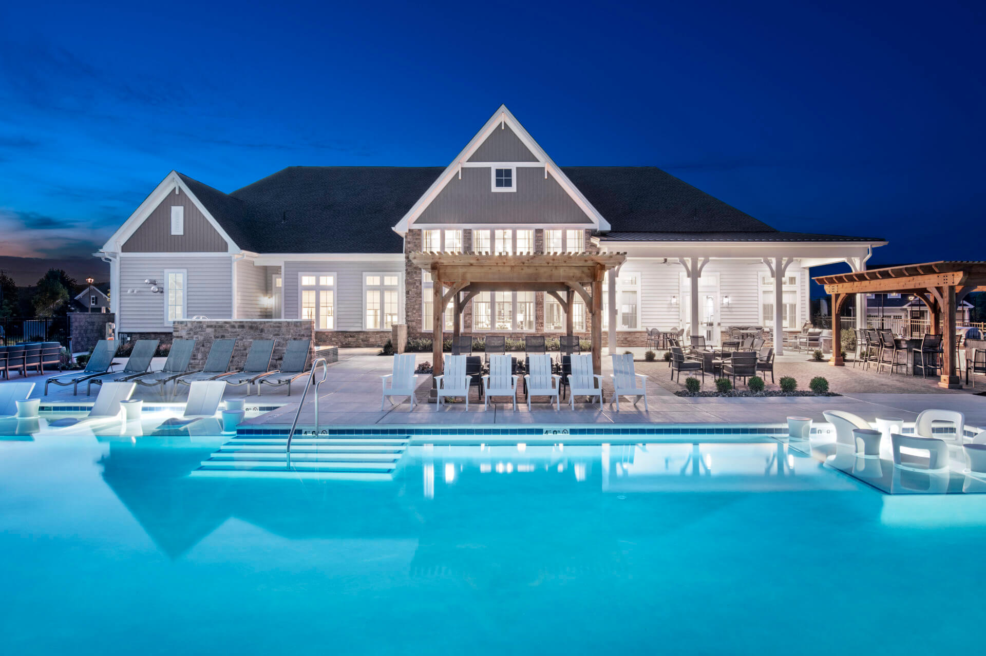 Community Clubhouse Pool & Spa Area