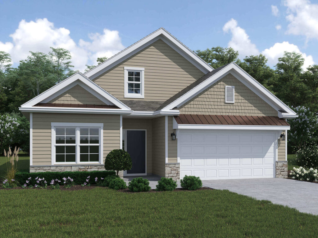 Front elevation of the Washington model from Traditions of America